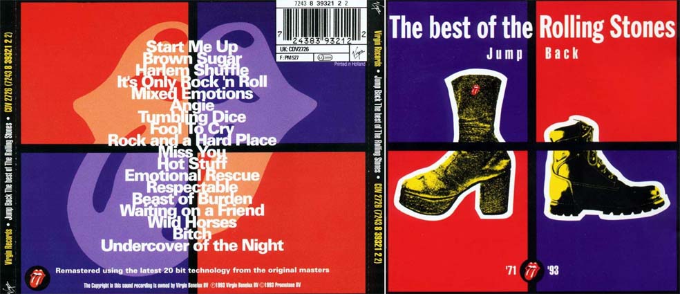 The ROLLING STONES Jump Back:The Best of the Rolling Stones 1971-1993